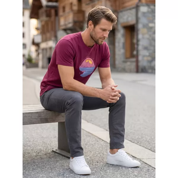  Moška majica s kratkimi rokavi ALTISPORT ALM186129 FUKSIJA 