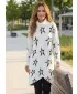 Ženski pulover KIXMI TONYA BELA