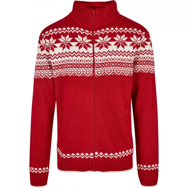  Moška jopica BRANDIT CARDIGAN NORWEGER BD5030 RDEČA 