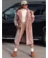 Zimski plašč DSTREET LUXERII ROZA