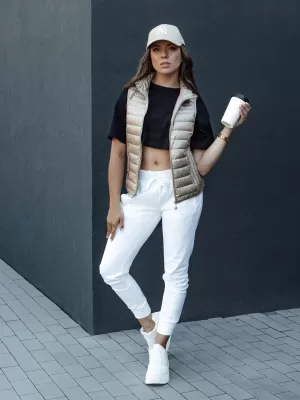 Telovnik DSTREET STYLISHZ TY4439 KARAMELA