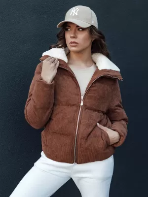 Ženska jakna DSTREET TRENDYGLAM TY4360 KARAMELA