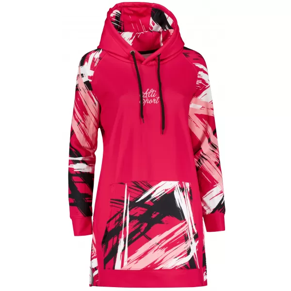  Ženski funkcionalni podaljšani pulover premium ALTISPORT VOJ/ALW039MI03 VIVA MAGENTA 