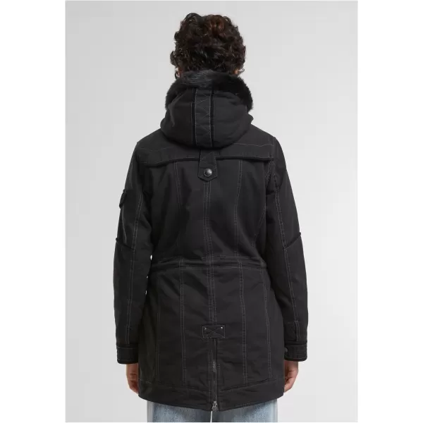  Ženska parka BRANDIT BD33122 ČRNA 