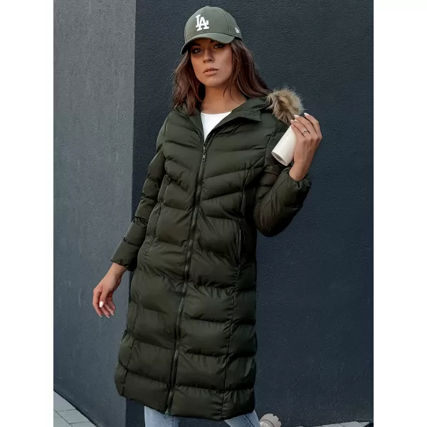  Plašč DSTREET LUXWARM TEMNO ZELENA 