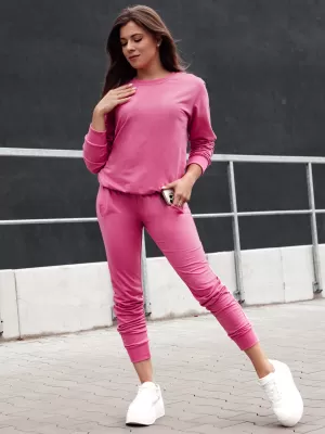 Damske trenirke DSTREET GLAMFLAIR BY1317 ROZA
