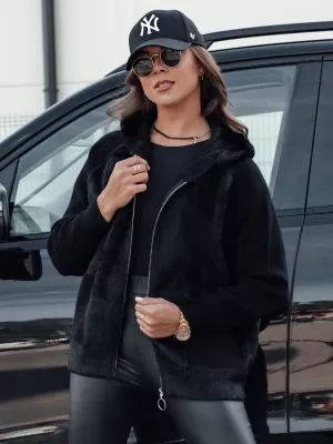 Ženska jakna DSTREET KATHERINE ČRN