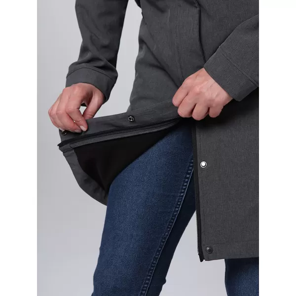  Ženski softshell plašč LOAP LUNARA TEMNO SIVA 