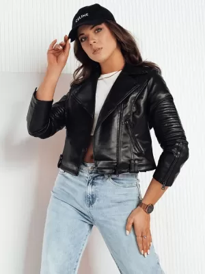 Usnjena jakna DSTREET NEGRA ty4163 ČRN