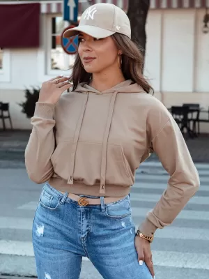 Damske trenirke DSTREET TRENDHOOD BY1311 KARAMELA