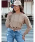 Damske trenirke DSTREET TRENDHOOD BY1311 KARAMELA