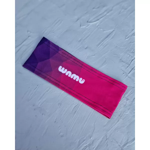  Otroški športni trak za glavo WAMU MOZAIKA VIJOLIČNA 