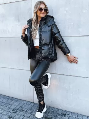 Ženska jakna DSTREET COLLAR ČRN