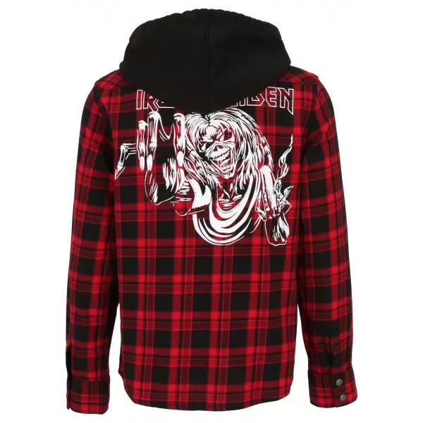  Moški pulover BRANDIT IRON MAIDEN BD61048 TEMNO RDEČA/ČRNA 