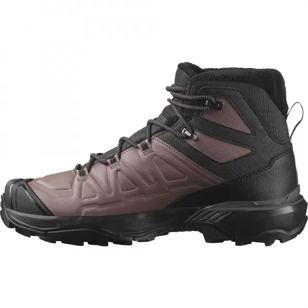  Ženski čevlji SALOMON X ULTRA SNOWPILOT WP W L47585800 ČRNI/POPER/KONJAK 