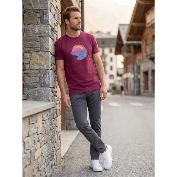  Moška majica s kratkimi rokavi ALTISPORT ALM186129 FUKSIJA 