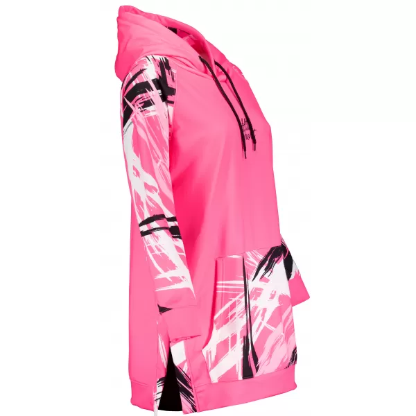  Ženski funkcionalni podaljšani pulover premium ALTISPORT VOJ/ALW039MI03 FLUO ROZA 