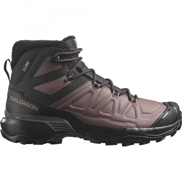  Ženski čevlji SALOMON X ULTRA SNOWPILOT WP W L47585800 ČRNI/POPER/KONJAK 