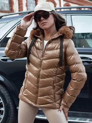 Ženska jakna DSTREET MIRIAL ty4573 KARAMELA