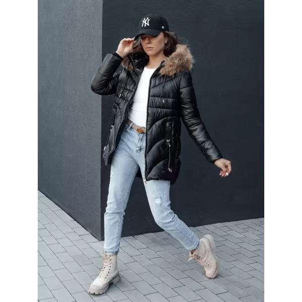 Ženska jakna DSTREET WINTERCHIC ČRN 