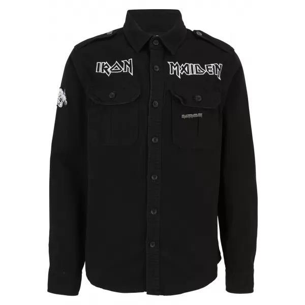  Moška srajca BRANDIT IRON MAIDEN BD61044 ČRNA 