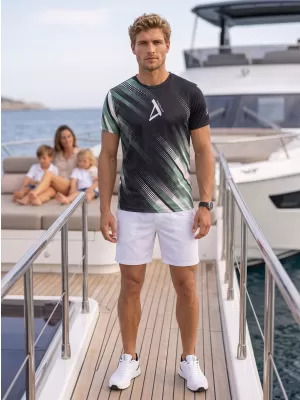 Moška funkcionalna premium majica ALTISPORT VOJ/ALM028TR01 KAKI/VOJAŠKI