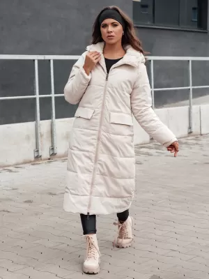 Zimski plašč DSTREET GLAMPUFF BEŽ