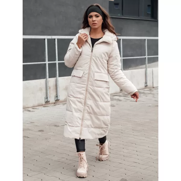  Zimski plašč DSTREET GLAMPUFF BEŽ 