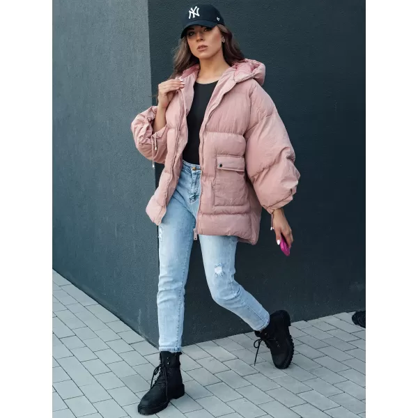  Ženska jakna DSTREET PARIMA ROZA 