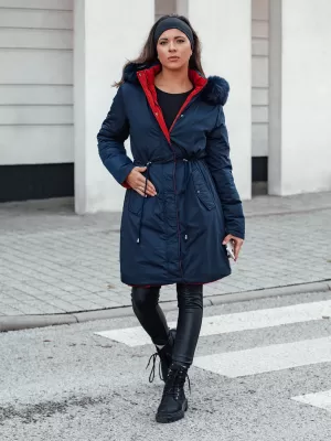 Plašč DSTREET TRENDNEL TEMNO MODRA
