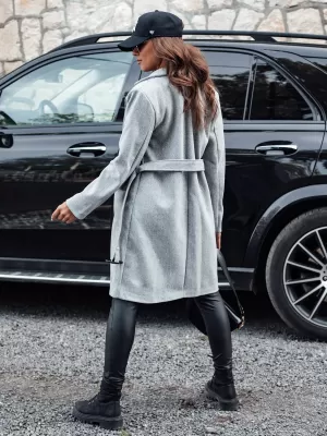 Plašč DSTREET SCHERMI SVETLO SIVA