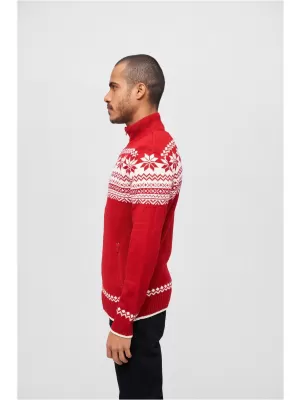 Moška jopica BRANDIT CARDIGAN NORWEGER BD5030 RDEČA