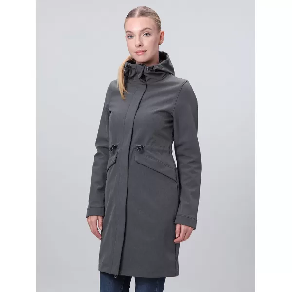  Ženski softshell plašč LOAP LUNARA TEMNO SIVA 