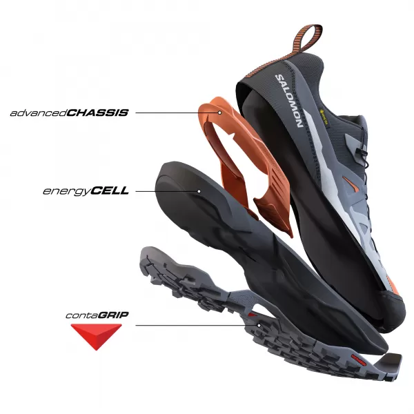  Moški čevlji SALOMON X ULTRA 360 GTX L47453200 ČRNA/MAGNET/TIHO SENČILO 