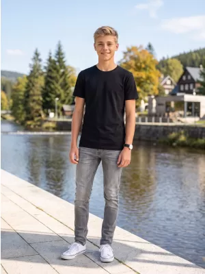 T -majica BRANDIT T BD6017 ČRN
