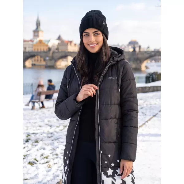  Ženski plašč ALTISPORT DALENA ČRNA 