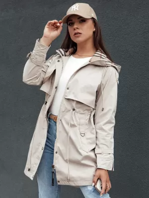 Ženska jakna DSTREET FASHLOVE TY4393 SVETLO SIVA