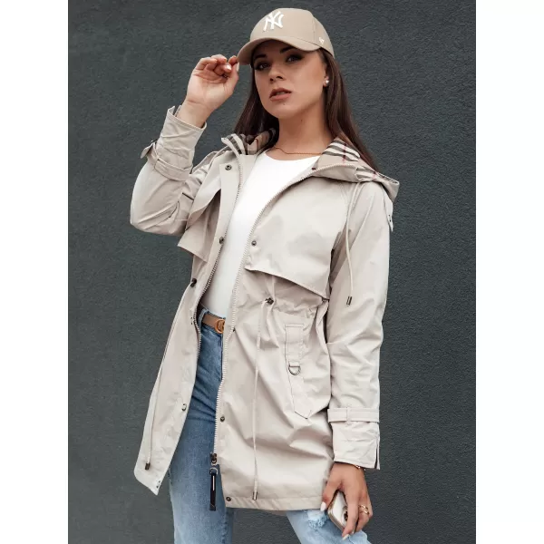  Ženska jakna DSTREET FASHLOVE TY4393 SVETLO SIVA 