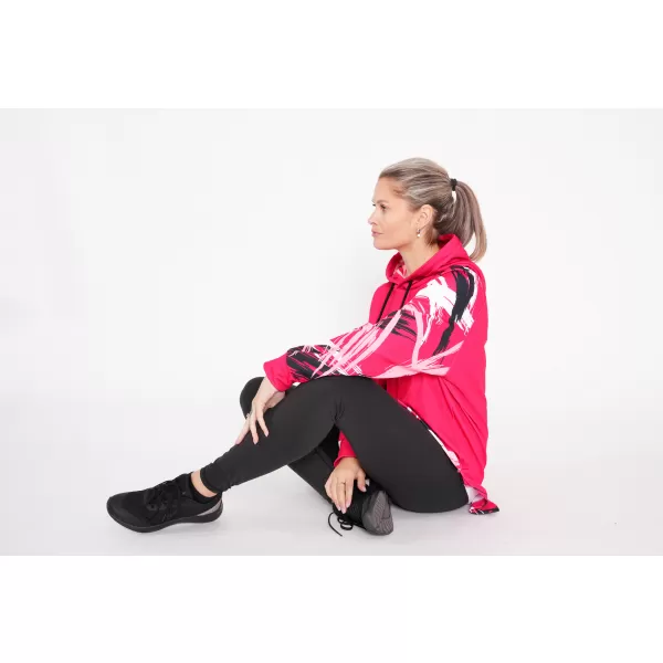  Ženski funkcionalni podaljšani pulover premium ALTISPORT VOJ/ALW039MI03 VIVA MAGENTA 