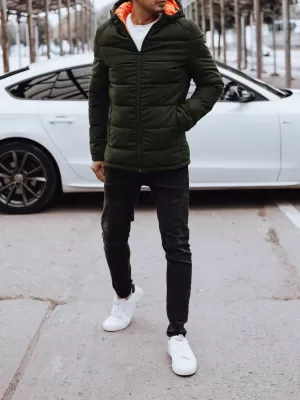 Moška zimska jakna DSTREET ZELENO