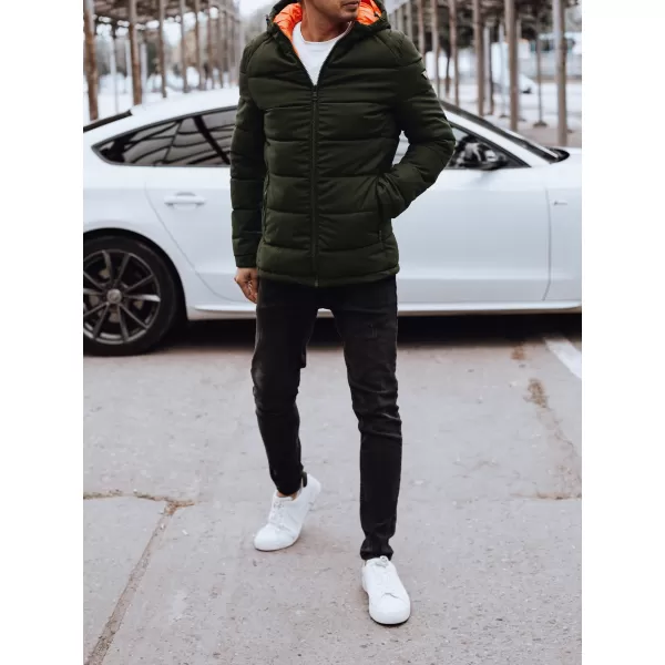  Moška zimska jakna DSTREET ZELENO 