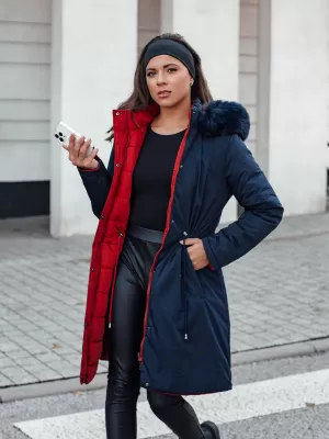 Plašč DSTREET TRENDNEL TEMNO MODRA