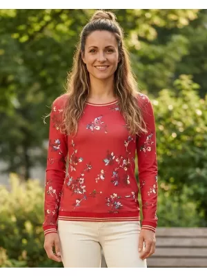 Ženska majica s kratkimi rokavi ALTISPORT DEVANA RDEČA