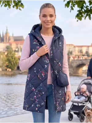 Ženski telovnik ALTISPORT DANIELA TEMNO MODRA