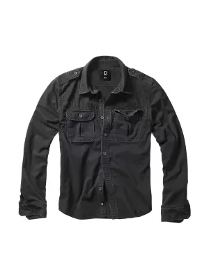 Srajca BRANDIT VINTAGE BD9373 ČRN