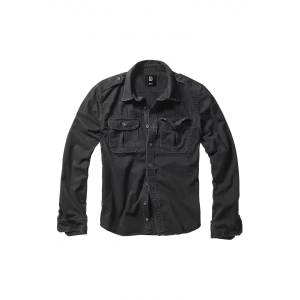  Srajca BRANDIT VINTAGE BD9373 ČRN 