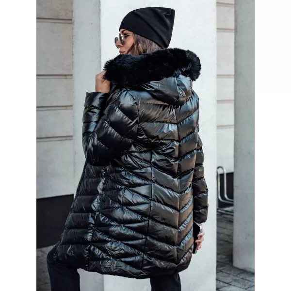  Ženska jakna DSTREET CRYSTAL ČRN 