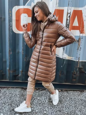 Ženski plašč DSTREET LESSI CARAMEL Dstreet1
