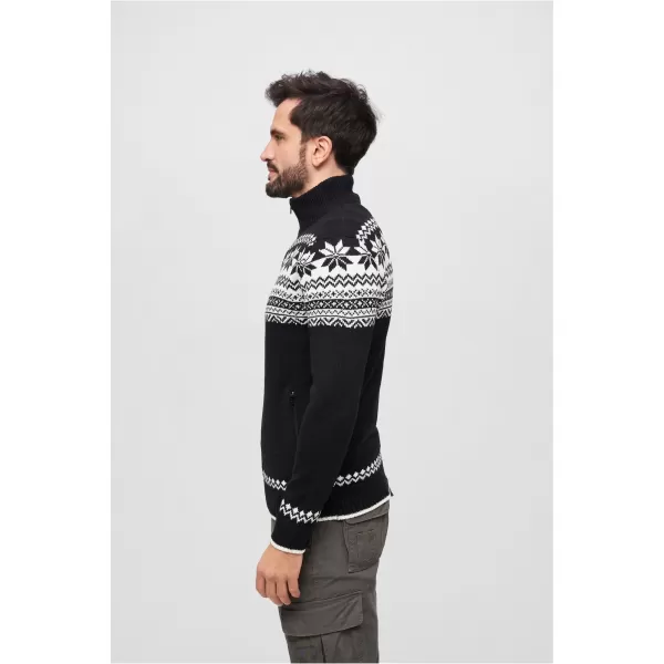  Moška jopica BRANDIT CARDIGAN NORWEGER BD5030 ČRN 