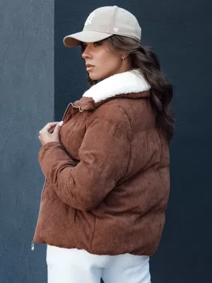 Ženska jakna DSTREET TRENDYGLAM TY4360 KARAMELA
